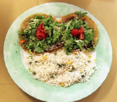 Tostada de Machaca