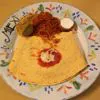Burrito de Frijoles y Chorizo