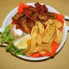 Pollo Frito y Mais