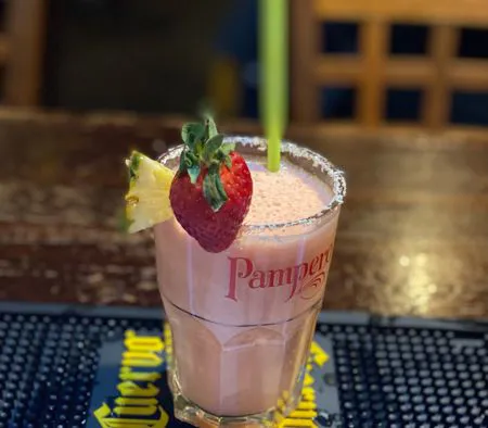 Virgin fresa colada